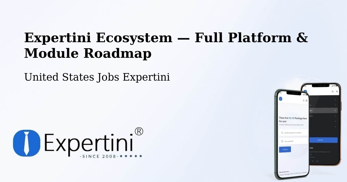 Expertini Ecosystem — Full Platform & Module Roadmap – Los Indios
